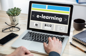 Microsoft e learning am Laptop