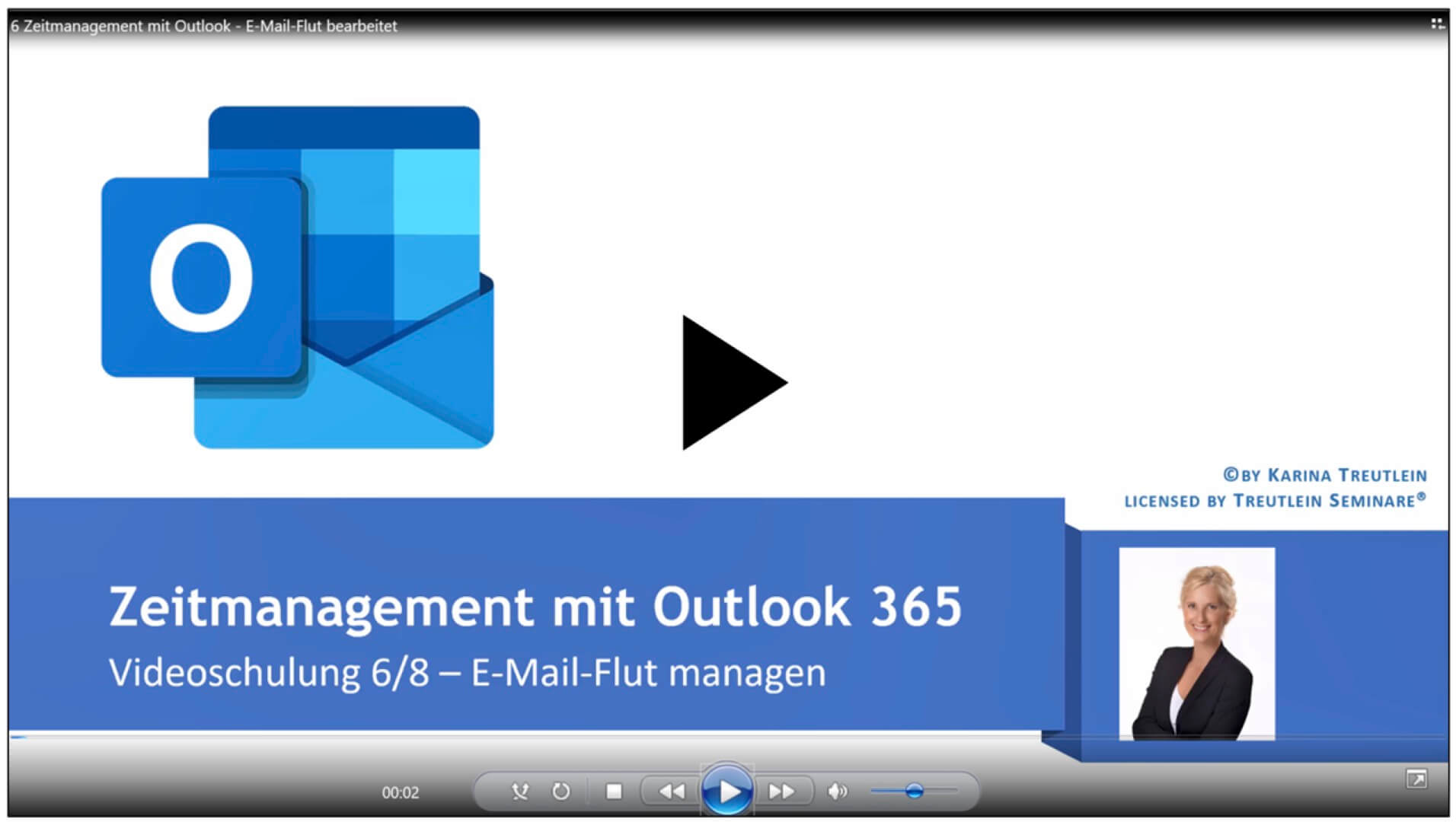 Zeitmanagement mit Outlook E-Learning Video