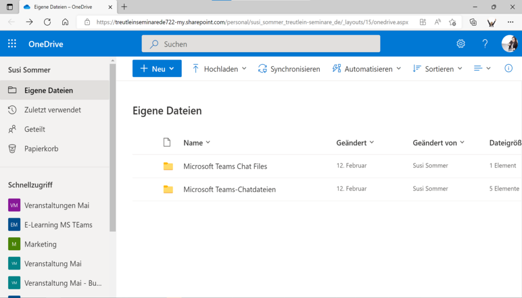 OneDrive Speicher - Das Musst Du Wissen | Treutlein Seminare